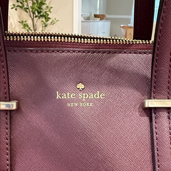 Kate Spade Plum Satchel Bag - Picture 2 of 6